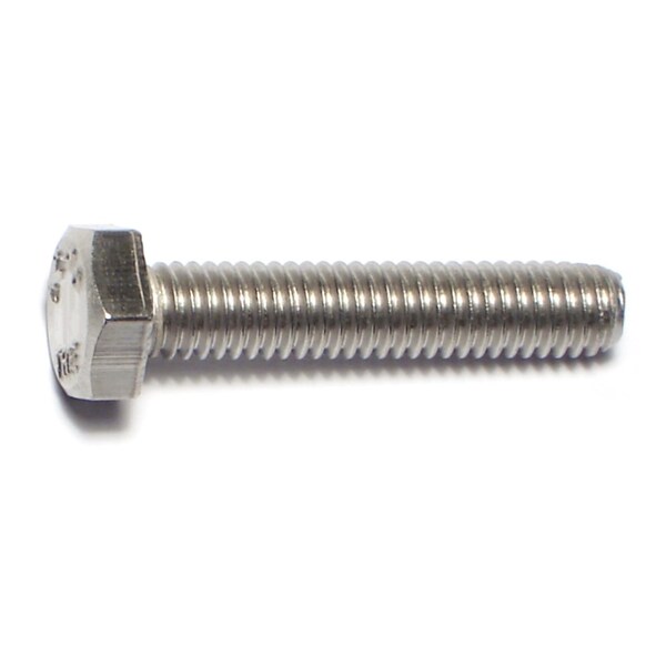 Midwest Fastener A2, M6-1.00 Hex Head Cap Screw, Plain Stainless Steel, 30 mm L, 8 PK 69706 - main